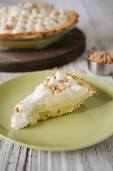 Banana Brickle Cream Pie