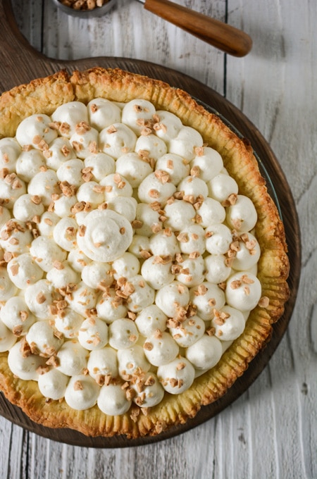Banana Brickle Cream Pie