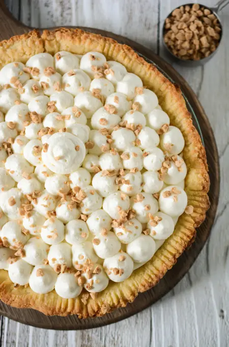 Banana Brickle Cream Pie