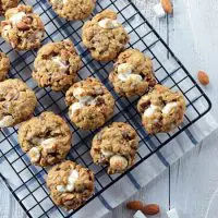 Espresso Rocky Road Oatmeal Cookies