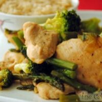 Chicken, Asparagus and Broccoli Stir-Fry