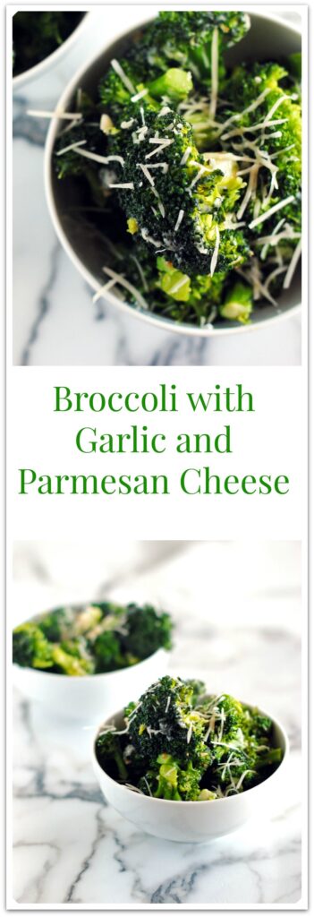 Broccoli with Garlic and Parmesan Cheese