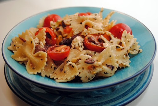Greek Olive and Feta Cheese Pasta