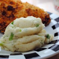 Mashed Potatoes with Green Onions and Parmesan