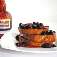 French Toast with Grand Marnier and Warm Berry Compote