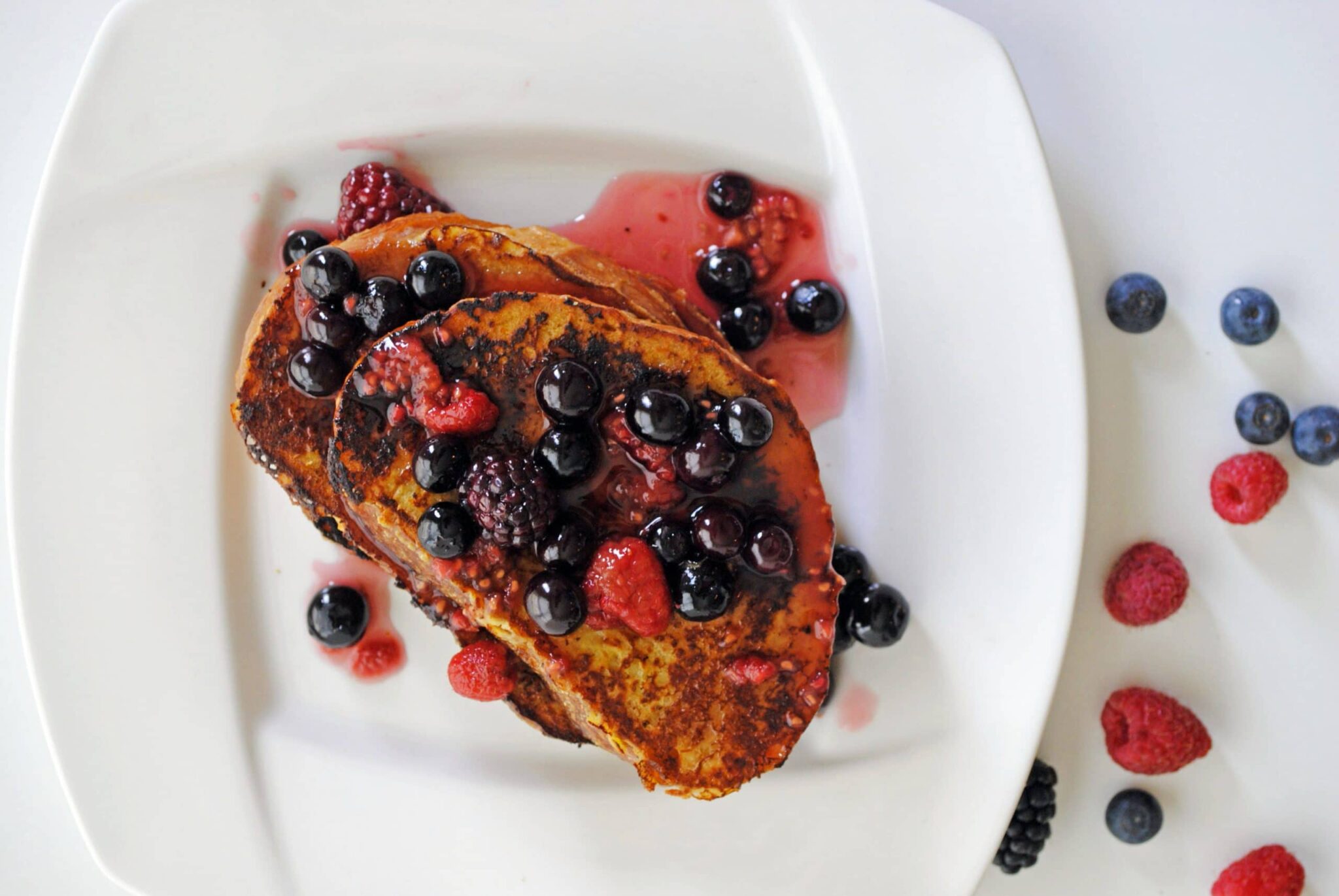 French Toast with Grand Marnier and Warm Berry Compote The Cake Chica