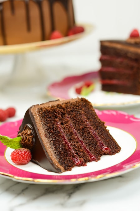 Chocolate Raspberry Cake