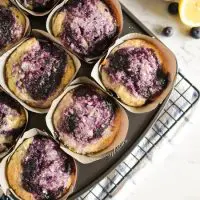 Blueberry Swirl Muffins