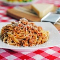 Pasta with Classic Bolognese Sauce
