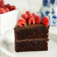 Chocolate-Raspberry Layer Cake