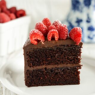 Chocolate-Raspberry Layer Cake