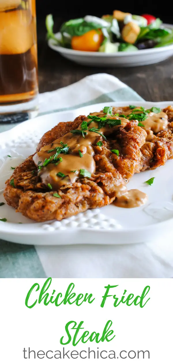 Comfort food at it's best! #comfortfood #thecakechica #chickenfriedsteak #friedfoods #cfs