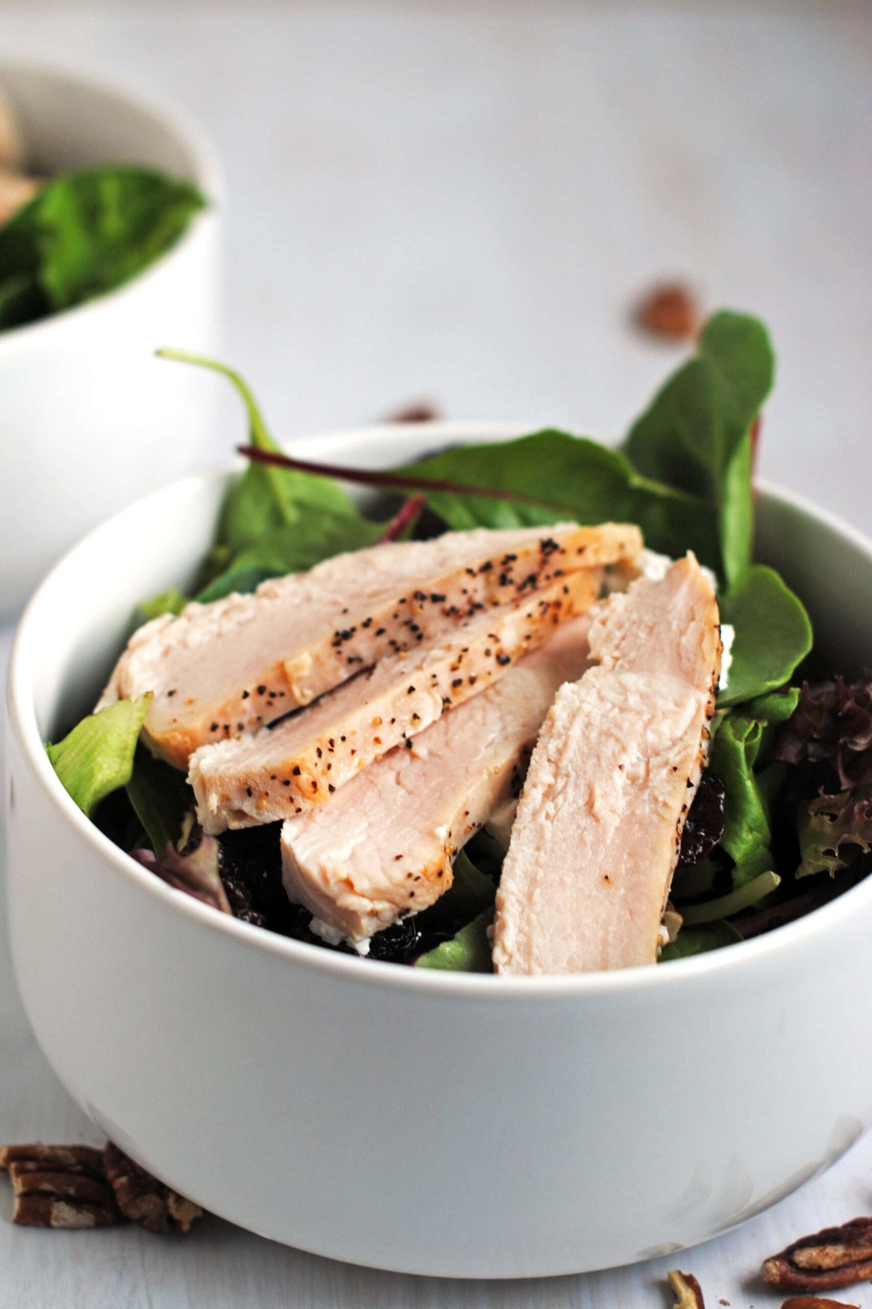 Chicken, Goat Cheese and Cherry Salad