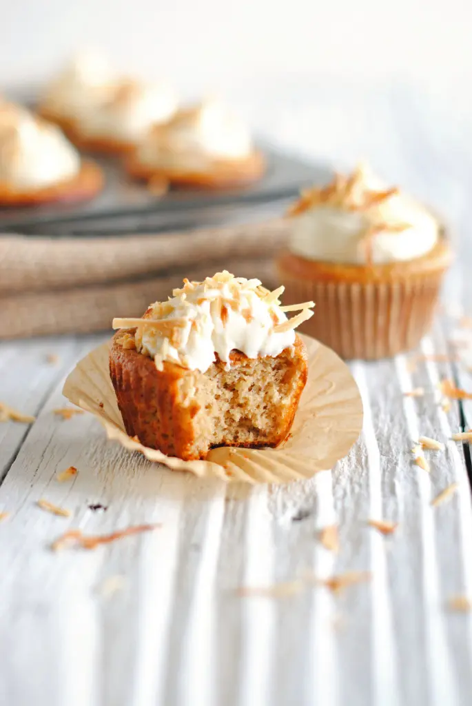 Protein Coconut Cupcakes