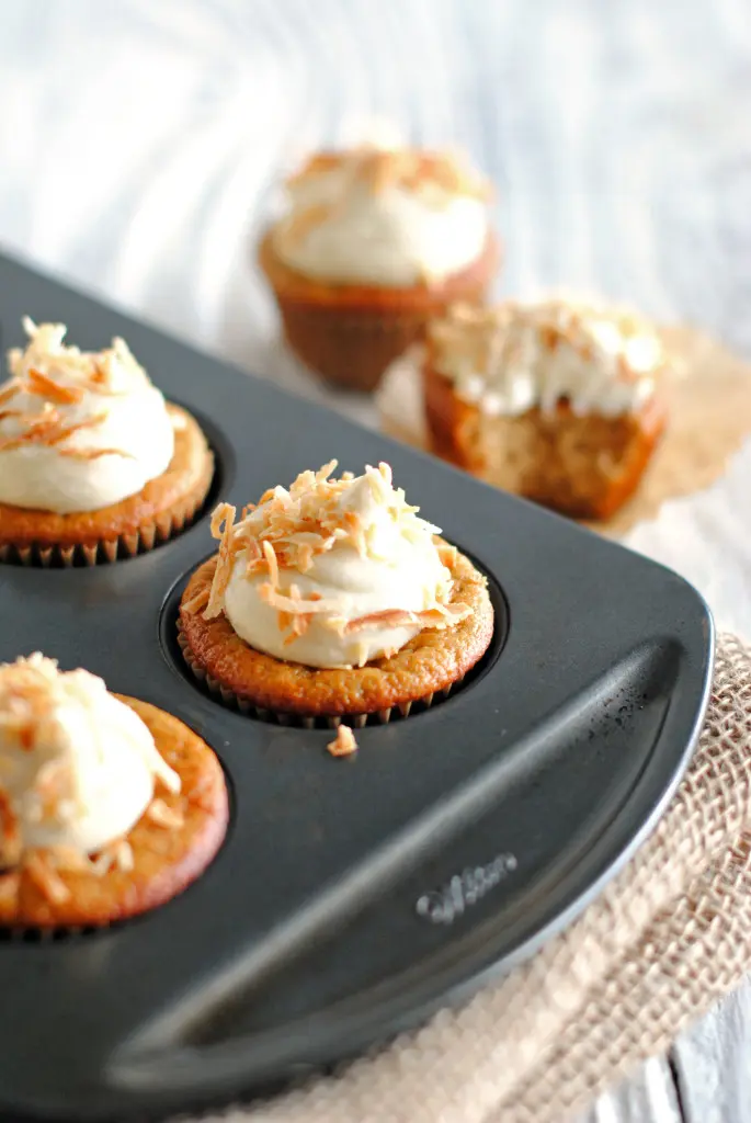 Protein Coconut Cupcakes