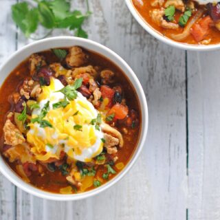 Three Bean Turkey Chili