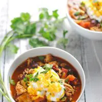 Three Bean Turkey Chili