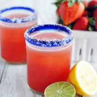 Fresh Strawberry Margaritas