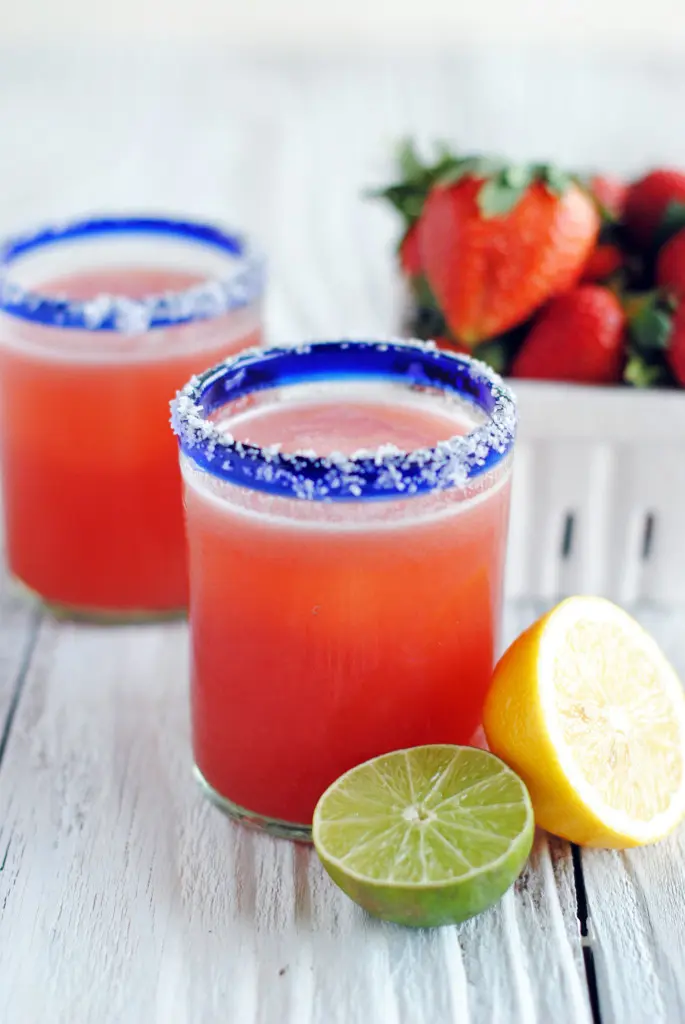 Fresh Strawberry Margaritas