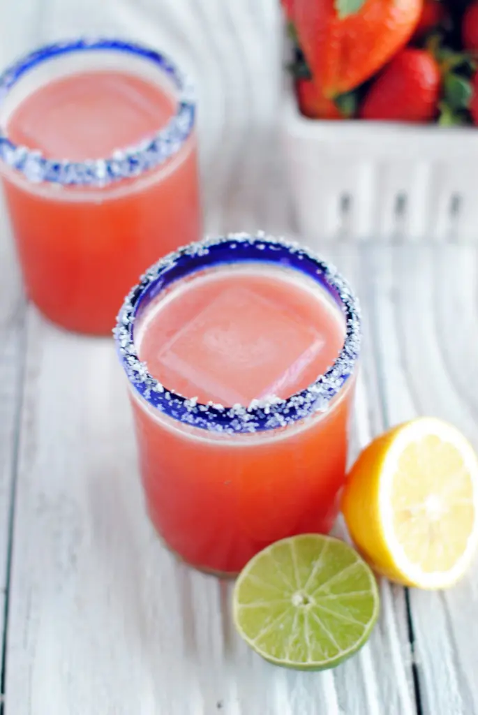 Fresh Strawberry Margaritas