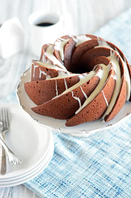 Healthier Chocolate Coffee Cake