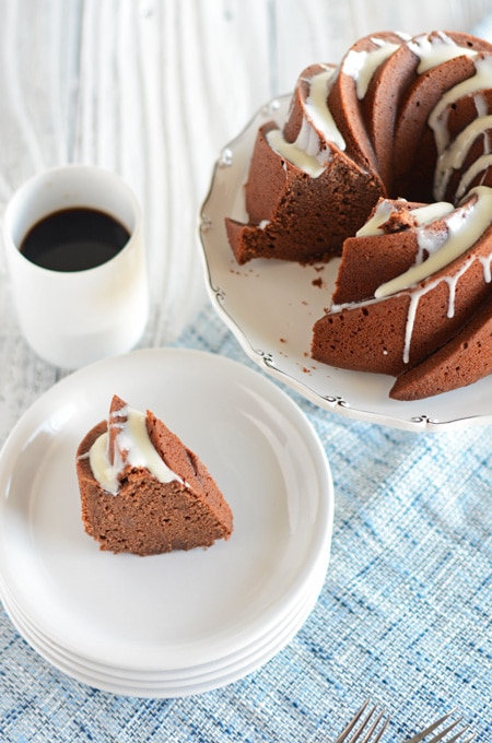 Healthier Chocoolate Coffee Cake