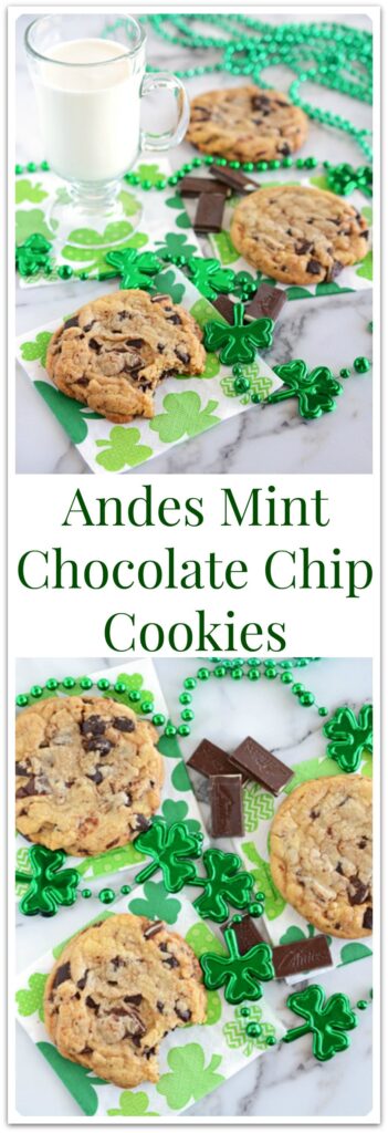 Andes Mint Chocolate Chip Cookies