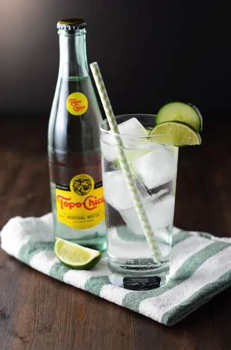 Topo Chico Cucumber Cocktails