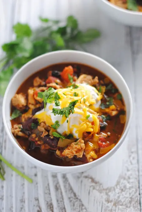 Three Bean Turkey Chili