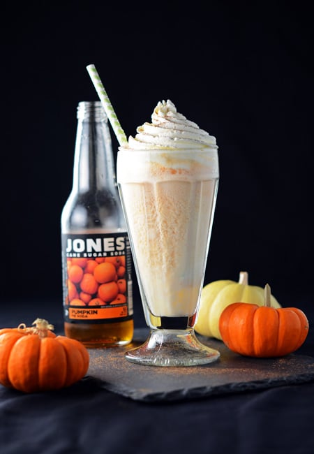 Pumpkin Pie Ice Cream Float