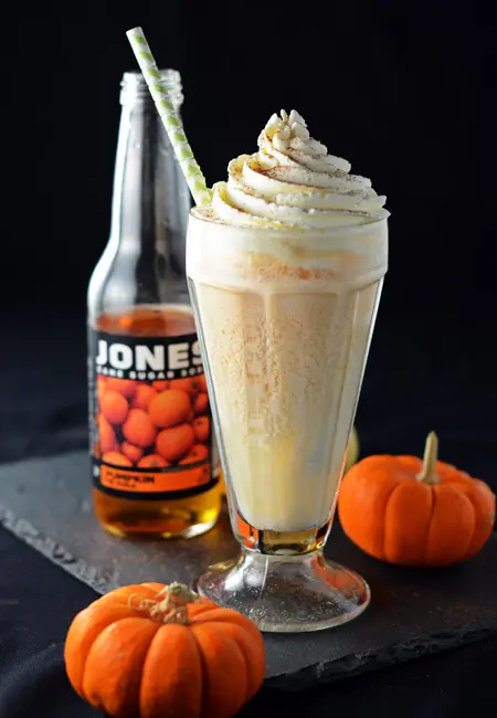 Pumpkin Pie Ice Cream Float