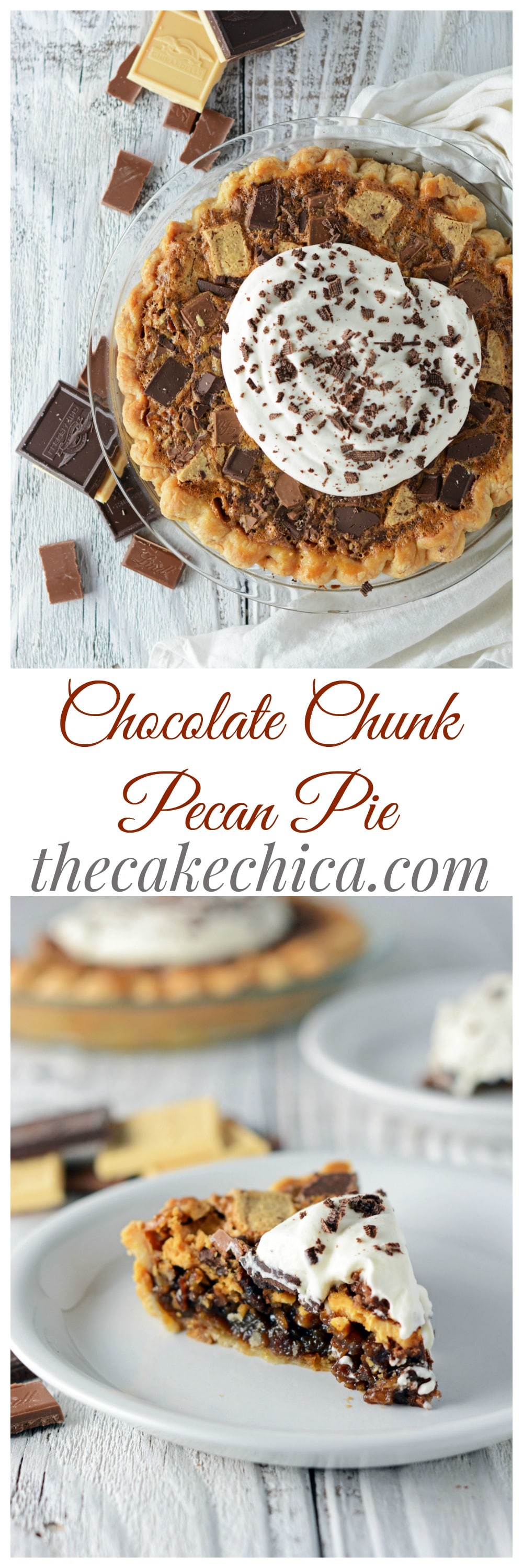 Chocolate Chunk Pecan Pie The Cake Chica