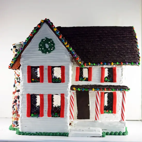 Gingerbread House Roof Wrapping Paper