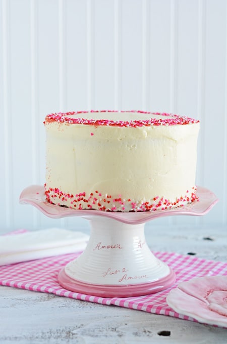 Valentine's Day Red Velvet Cake | The Cake Chica