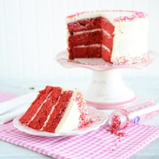 Valentine's Day Red Velvet Cake