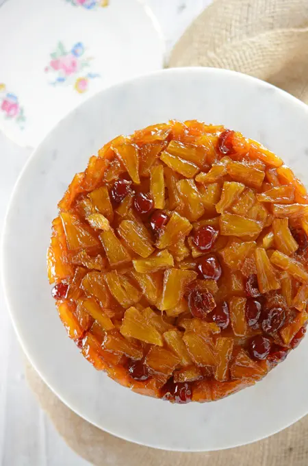 Fresh Pineapple Upside Down Cake