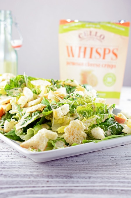 Caesar Salad with Anchovies - The Cake Chica