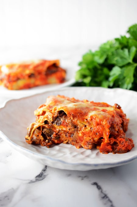 Easy Sausage and Mushroom Lasagna