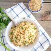 Easy Baked Brown Rice