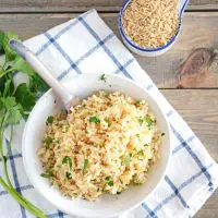 Easy Baked Brown Rice