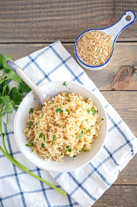 Easy Baked Brown Rice