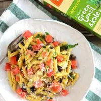 Gluten Free Veggie Pasta in Olive Oil Sauce