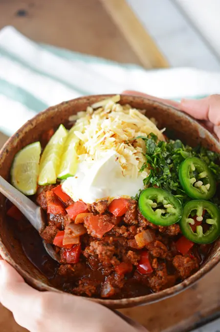 Easy Weeknight Chili - The Cake Chica