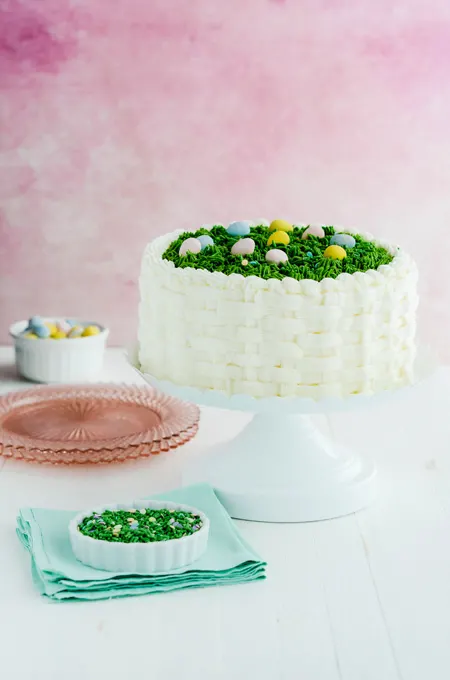 Easter Confetti Cake