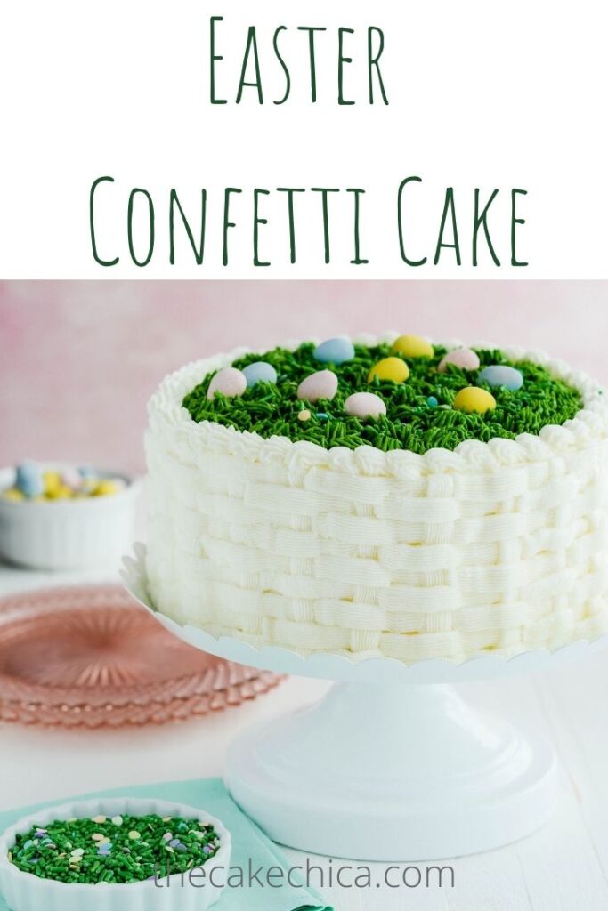 Easter Confetti Cake The Cake Chica