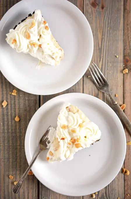 Chocolate Peanut Butter Cream Pie