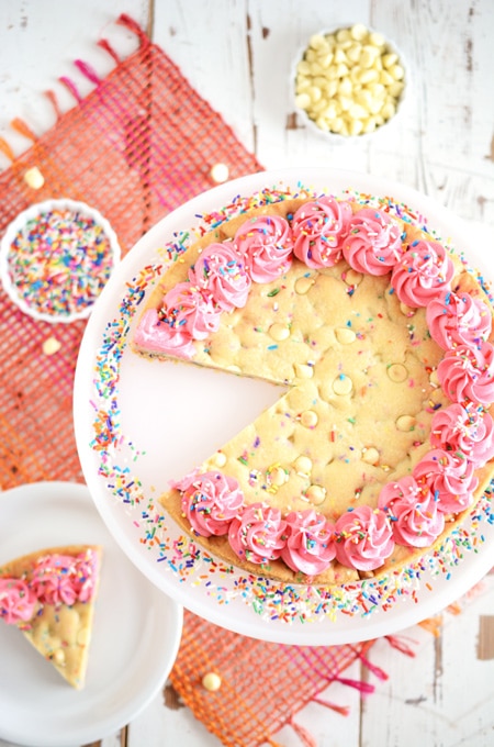 Confetti Cookie Cake