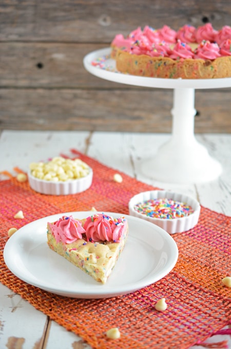 Confetti Cookie Cake