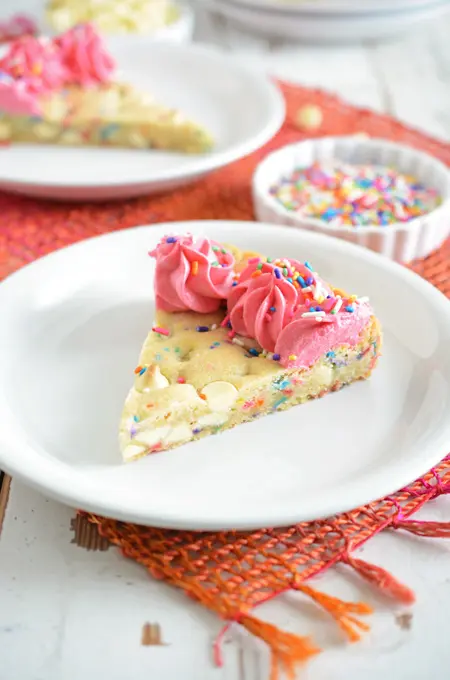 Confetti Cookie Cake