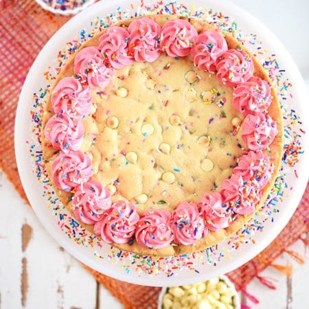 Confetti Cookie Cake - The Cake Chica